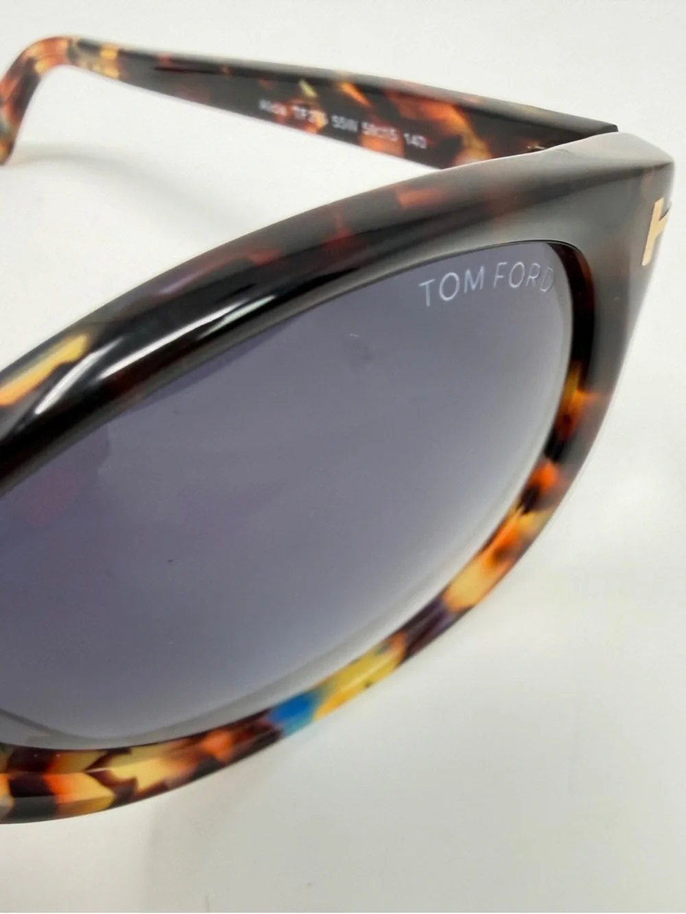 TOM FORD Brown Tortoise Shell Acetate Frame Alicia Sunglasses - Style TF275